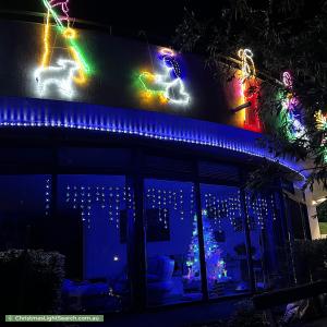 Christmas Light display at 17 Van Praag Place, Gordon
