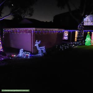 Christmas Light display at 5 The Grange, Yallambie