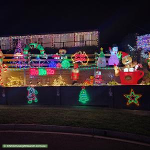 Christmas Light display at  Keith Court, Wandin North