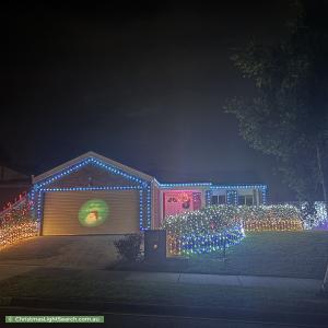 Christmas Light display at 56 Pia Drive, Rowville