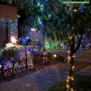 Christmas Light display at 53 Mclauchlan Road, Windsor Gardens