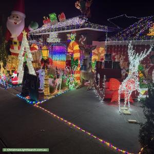 Christmas Light display at 15 Oriel Rd, Donnybrook