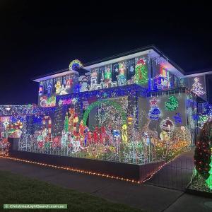 Christmas Light display at 41 Alameda Avenue, Mornington