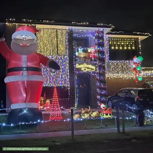 Christmas Light display at 15 Strawberry Road, Wyndham Vale