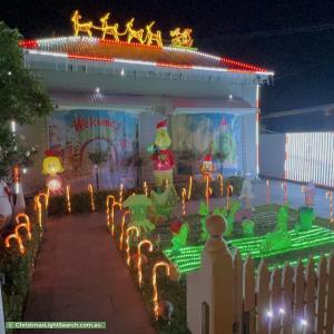 Christmas Light display at 15 Station Road, Williamstown