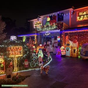 Christmas Light display at 56 Woodvale Road, Boronia