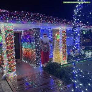 Christmas Light display at 2 Challenger Street, Gregory Hills