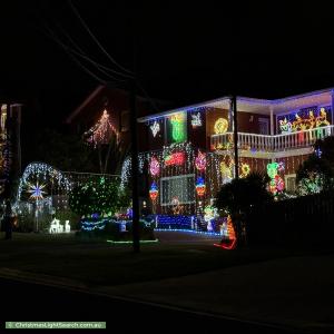 Christmas Light display at 51 Oakleigh Avenue, Thornleigh