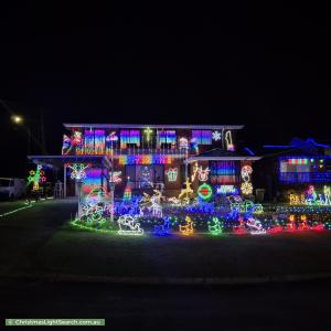 Christmas Light display at 11 Carter Crescent, Padstow Heights