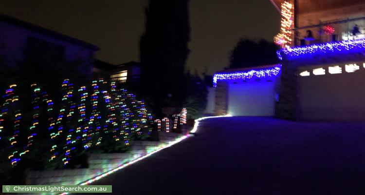 Christmas Light display at  Birubi Place, Jerrabomberra