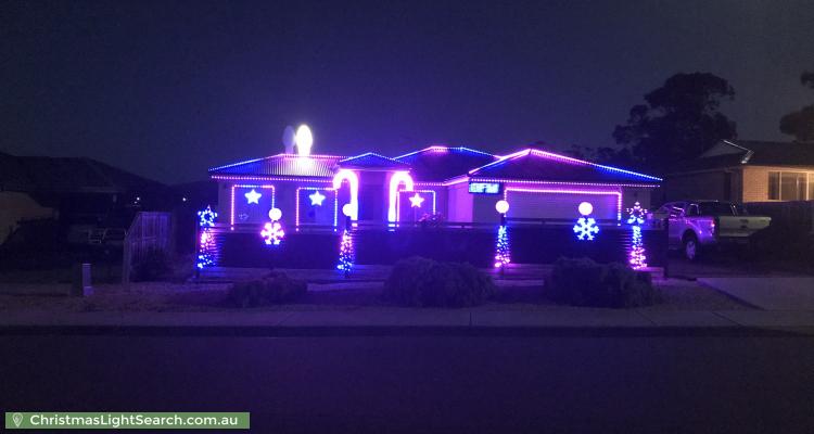 Christmas Light display at  Cavenor Drive, Rokeby
