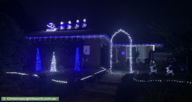 Christmas Light display at 5 Sunny Vale Drive, Langwarrin