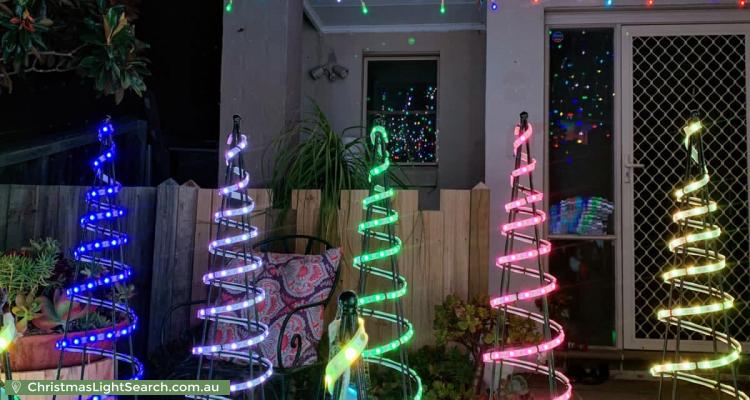 Christmas Light display at 36 Childs Circuit, Belrose