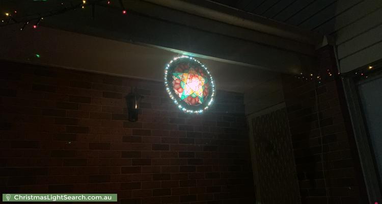 Christmas Light display at 21 Blossom Park Drive, Mill Park