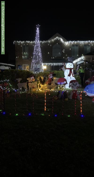 Christmas Light display at 16 Cardigan Crescent, Taylors Lakes