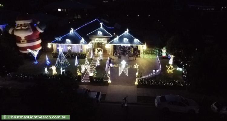 Christmas Light display at 3 Beatty Street, Wilton