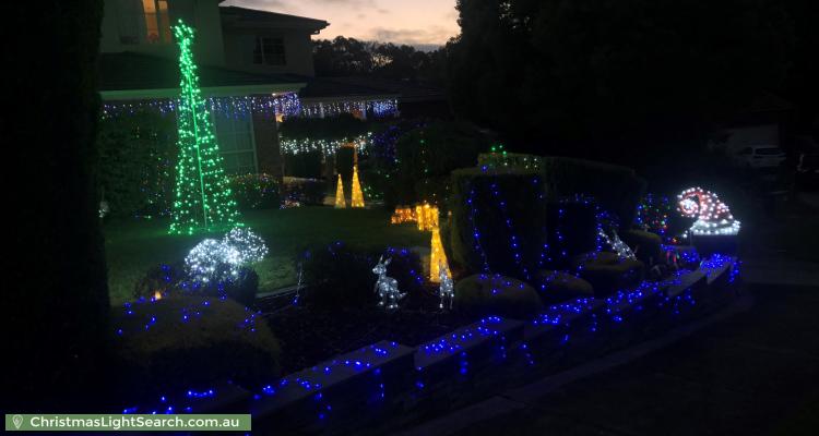 Christmas Light display at Paltarra Court, Doncaster East