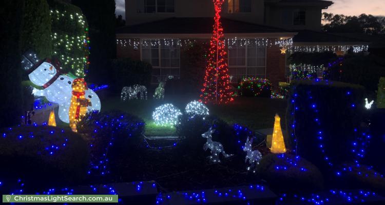 Christmas Light display at Paltarra Court, Doncaster East