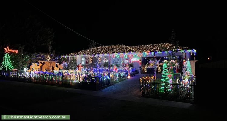 Christmas Light display at 44 Eagle Drive, Pakenham