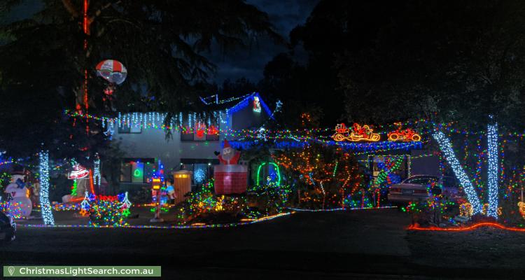 Christmas Light display at  Hordern Road, Mount Evelyn