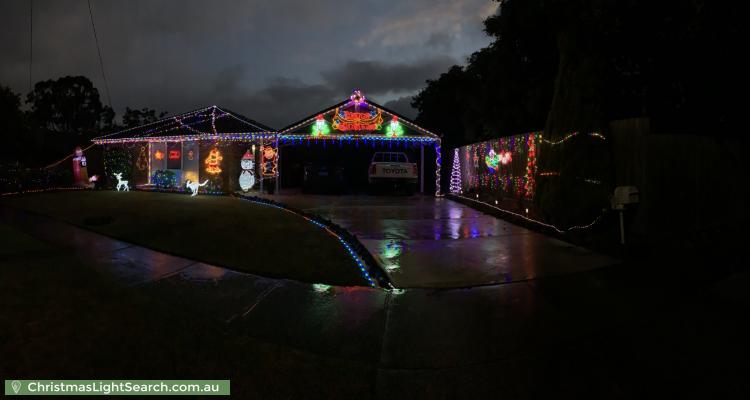 Christmas Light display at 76 John Street, Langwarrin