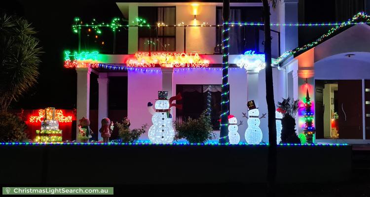 Christmas Light display at 7 Ballesteros Street, North Lakes