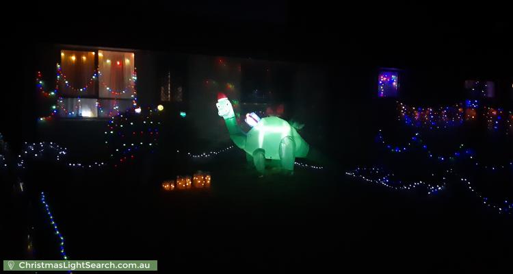 Christmas Light display at 37 Timewell Crescent, Boronia