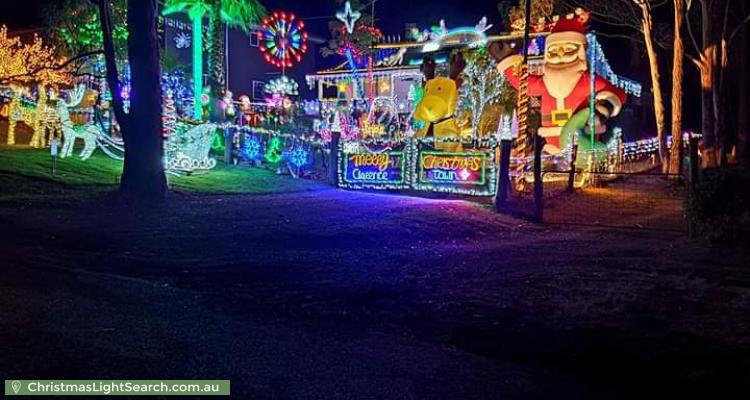 Christmas Light display at 48 Sheriff Street, Clarence Town