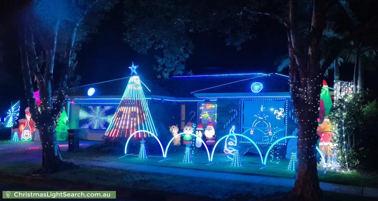 Christmas Light display at 86 College Way, Boondall