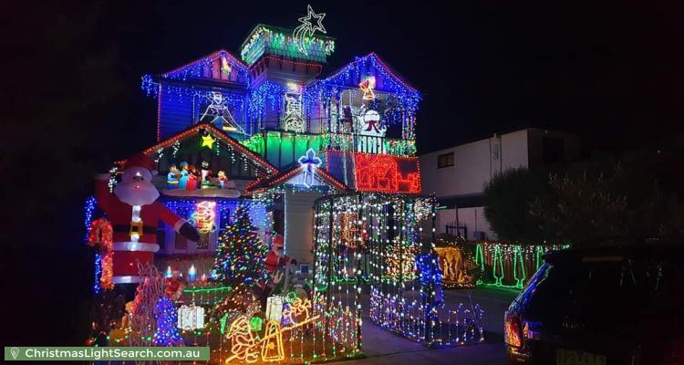 Christmas Light display at 5 Molesworth Street, Coburg