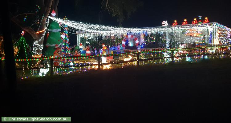 Christmas Light display at 1320 Stone Street, Chidlow