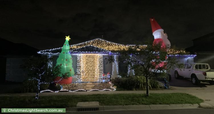 Christmas Light display at 10 Melville Road, Officer