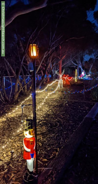 Christmas Light display at 7 Humzy Court, Lewiston
