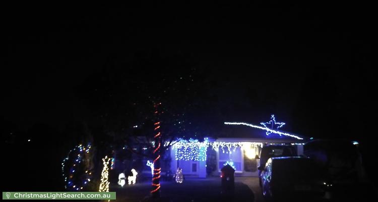 Christmas Light display at 17 Italia Street, Hope Valley