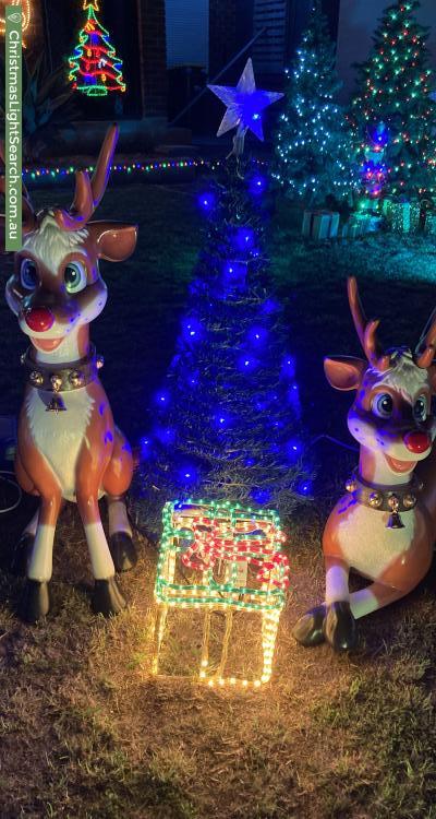 Christmas Light display at  Bacchus Marsh Road Steele Court, Bacchus Marsh