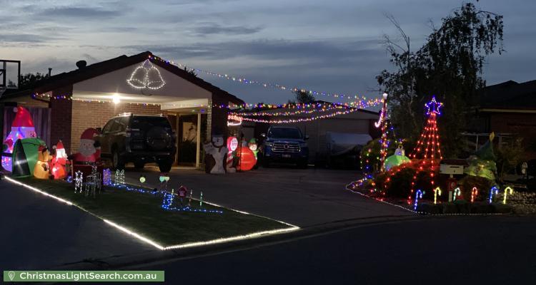 Christmas Light display at 4 Cavanagh Close, Hoppers Crossing