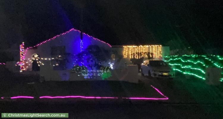 Christmas Light display at  Kanangra Crescent, Ruse