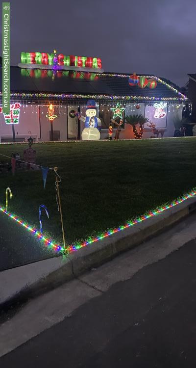 Christmas Light display at  Kanangra Crescent, Ruse