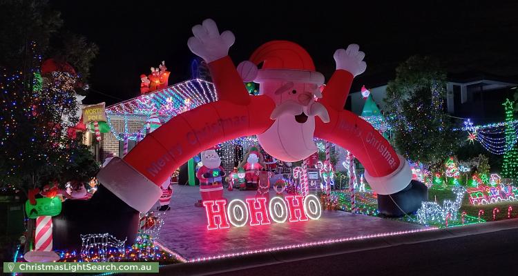 Christmas Light display at 84 Jenolan Circuit, Harrington Park