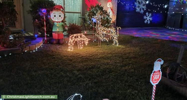 Christmas Light display at 43 Simon Drive, Pakenham