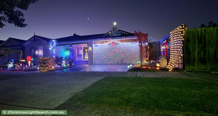 Christmas Light display at 4 Gilmore Street, Pakenham