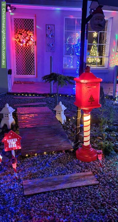 Christmas Light display at 4 Gilmore Street, Pakenham