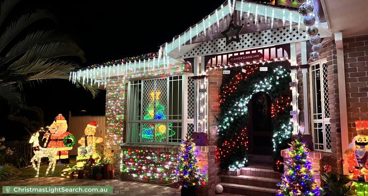Christmas Light display at 4 Creswell Court, Tannum Sands