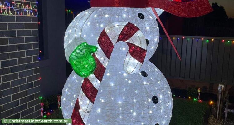 Christmas Light display at 23 Adelong Avenue, Wollert