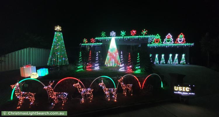 Christmas Light display at 27 Nubrena Drive, Strathfieldsaye