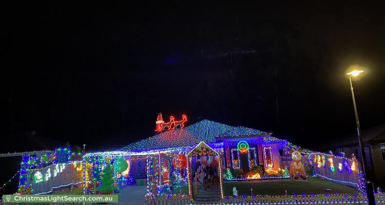 Christmas Light display at 18 Songbird Circuit, Jimboomba