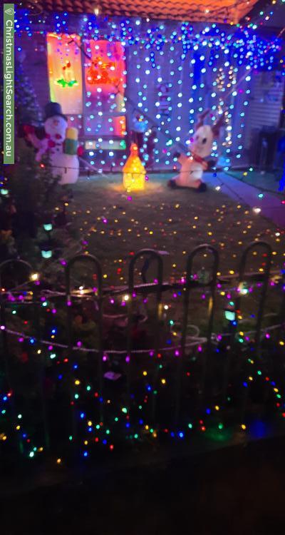 Christmas Light display at 100 Beaconsfield Terrace, Ascot Park