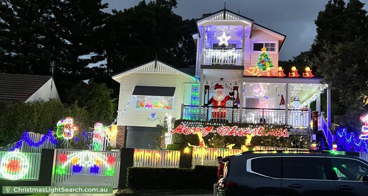 Christmas Light display at 70 Chiplin Street, New Lambton