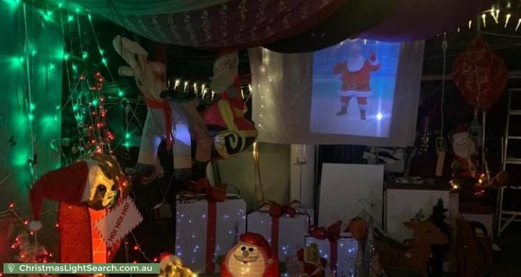 Christmas Light display at 16 Donaldson Court, Karama