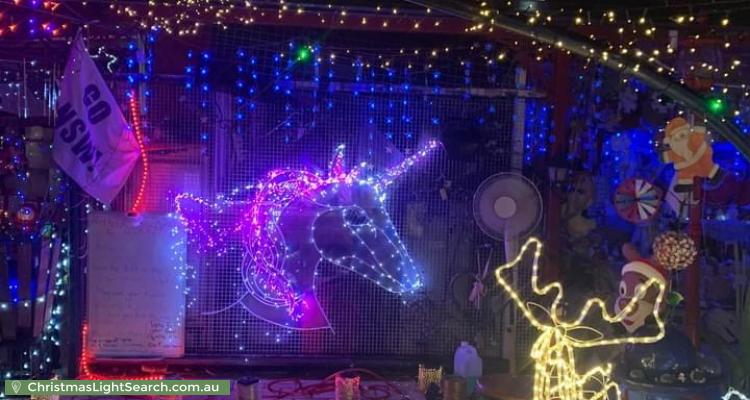 Christmas Light display at 16 Donaldson Court, Karama